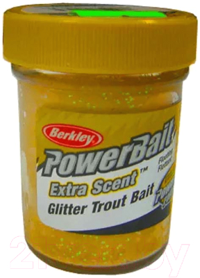 Прикормка рыболовная Berkley Fishing PowerBait Select Glitter Trout Bait Salmon Egg / 1004933 (50г)