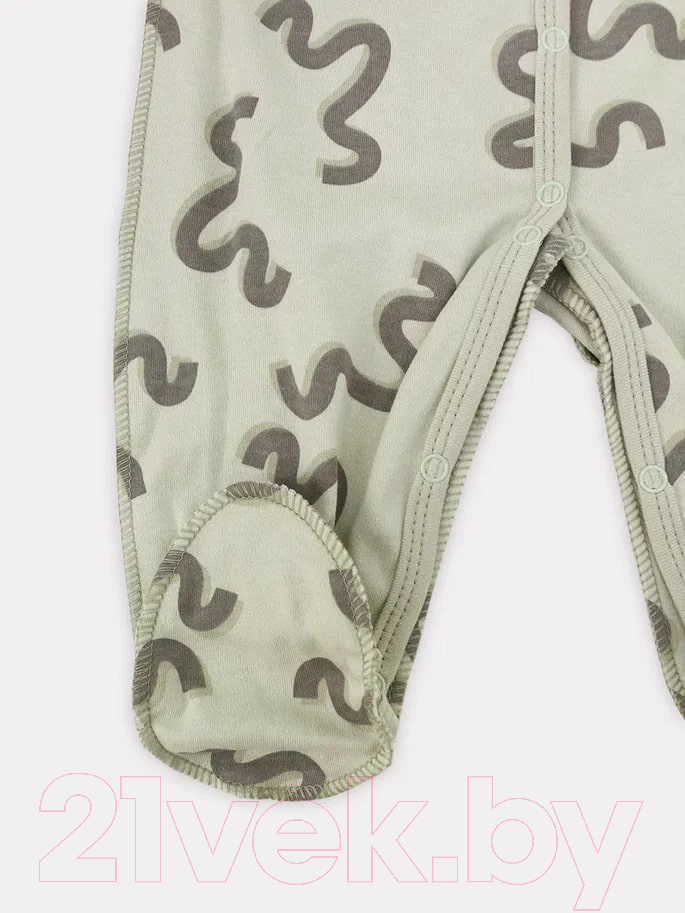 Комбинезон для малышей Rant Hugs And Kisses / HK_PG16-62 (Pattern Green, р.62) — фото 3