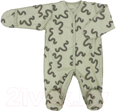 Комбинезон для малышей Rant Hugs And Kisses / HK_PG16-56 (Pattern Green, р.56)