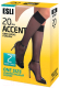 Миниатюра изображения товара Гольфы Esli Accent 20 New (р.36-39, nero, 2 пары)
