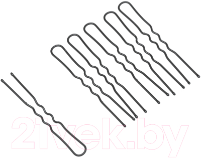 Набор шпилек для волос Dewal SLT45V-1/60 (60шт, черный)