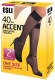 Миниатюра изображения товара Гольфы Esli Accent 40 New (р.36-39, nero, 2 пары)