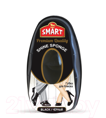 Губка для обуви Ozden Smart Premium Quality Для блеска (8мл, черный)