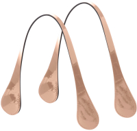 Набор ручек для сумки O bag HLESX800ECS08075 (пастельно-розовый) - 
