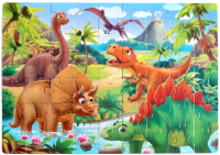 

Пазл, Земля динозавров / 4637539