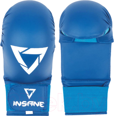 Перчатки для карате Insane Mantis / IN22-KM201 (L, синий)