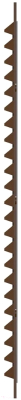 Решетка вентиляционная ERA 1724С (коричневый)