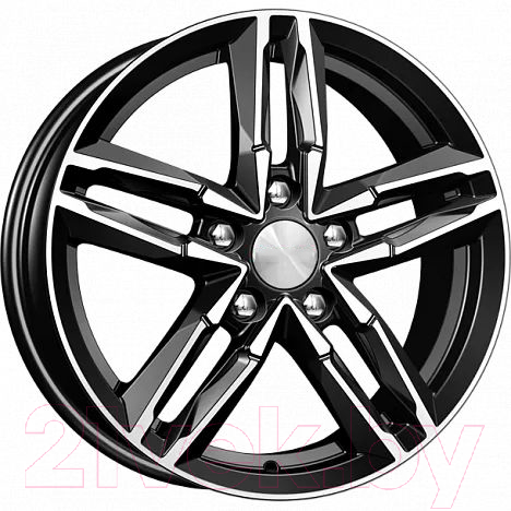 Литой диск K&K Sayan 16x6" 5x105мм DIA 56.6мм ET 39мм Алмаз черный