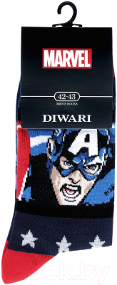 Носки Diwari Marvel 073 (р.42-43, темно-синий)