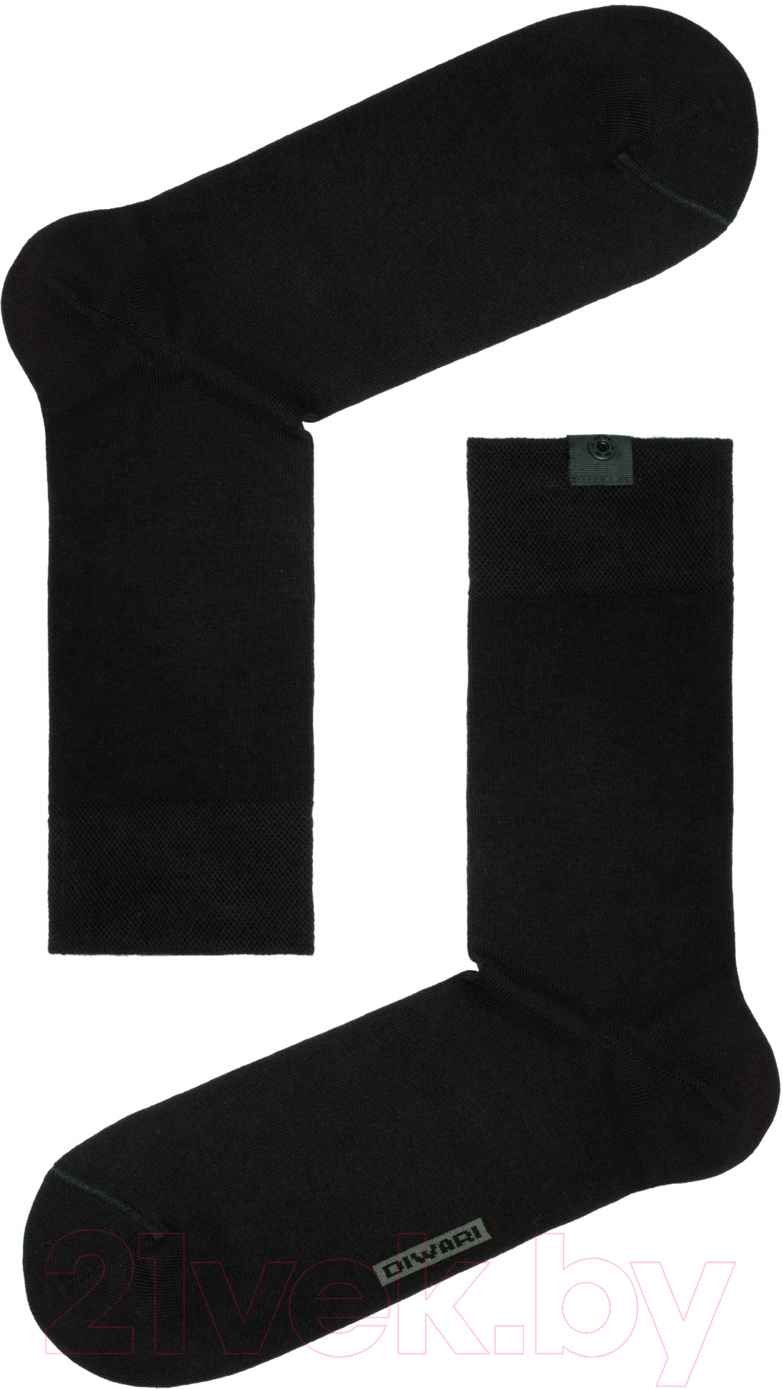 Носки Diwari Classic с кнопками 000 (р.40-41, черный)