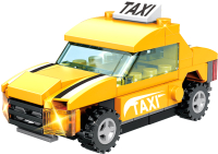 Конструктор инерционный Wise Block Машина такси / 40452 - 