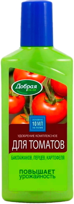 Удобрение Добрая сила Для томатов, баклажанов, перцев / DS21010361 (250мл)
