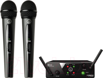 Радиосистема микрофонная AKG WMS40 Mini 2 VOC-SET ISM2/3