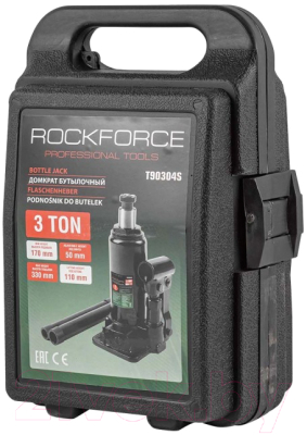 Бутылочный домкрат RockForce RF-T90304S(DS)