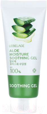 Гель для тела Lebelage Aloe Moisture Purity 100% Soothing Gel (100мл)