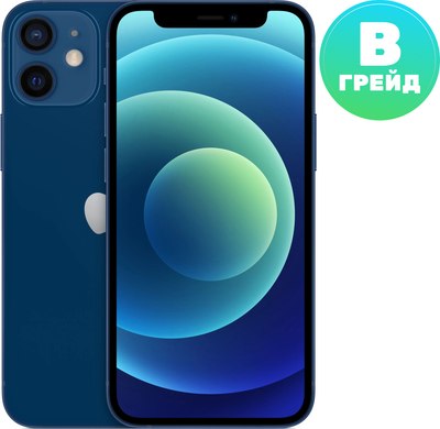 Смартфон восстановленный Apple iPhone 12 64GB Flip Грейд B (синий) - 