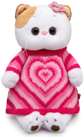 Мягкая игрушка Budi Basa Ли-Ли в вязаном платье с сердцем / LK27-098 - 
