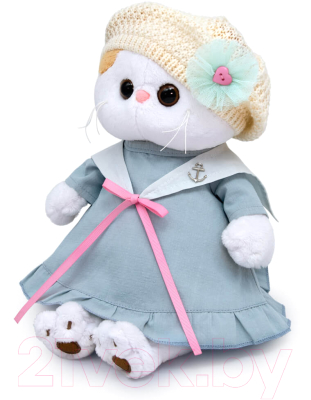 Мягкая игрушка Budi Basa Ли-Ли в морском платье и вязаном берете / LK24-106