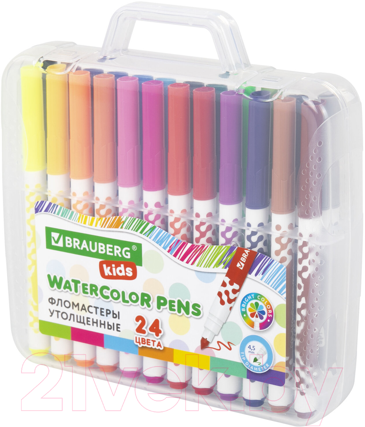 Фломастеры Brauberg Kids / 152186 (24цв)