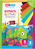 

Набор цветной бумаги ArtSpace, Хамелеон / Нб8-8м_28788