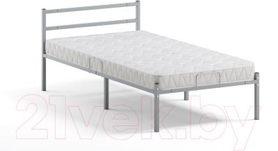 Односпальная кровать Домаклево Лофт 80x200 (серый)