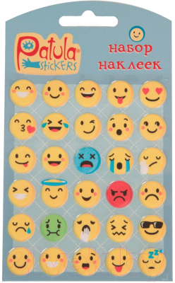 Изображение товара Набор наклеек Patula Смайлики / МР001