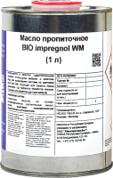Масло для древесины HELIOS Bio Impregnol / A00022939 (1л, махагон) - 