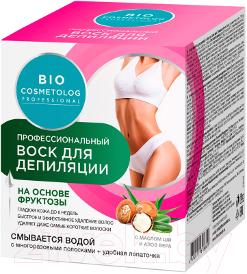 Воск для депиляции Fito Косметик Bio Cosmetolog Professional С маслом Ши и Алоэ Вера (350г)