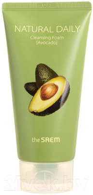 Пенка для умывания The Saem Natural Daily Cleansing Foam Avocado (150мл)