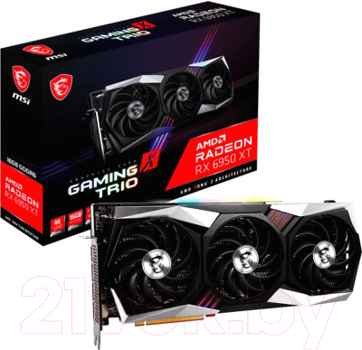 Изображение товара Видеокарта MSI Radeon RX 6950 XT Gaming X Trio 16G