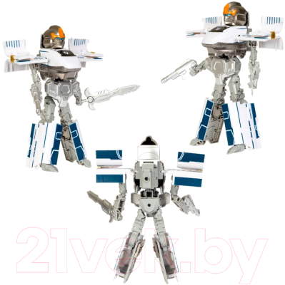Робот-трансформер Bondibon Робот-поезд / ВВ5741 (голубой)