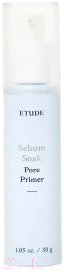 Основа под макияж Etude House Sebum Soak Pore Primer Праймер от расширенных пор