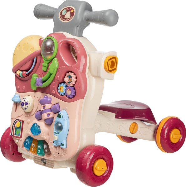 Ходунки-каталка Labalu Multifun 3 в 1 (розовый)