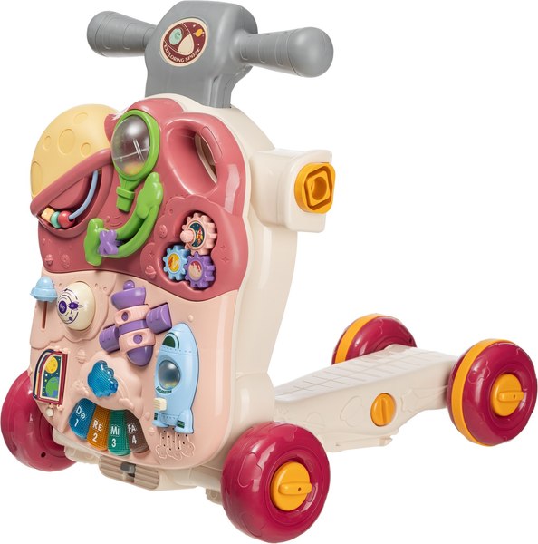 Ходунки-каталка Labalu Multifun 3 в 1 (розовый)