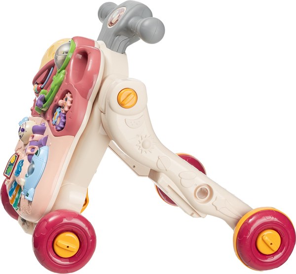 Ходунки-каталка Labalu Multifun 3 в 1 (розовый)