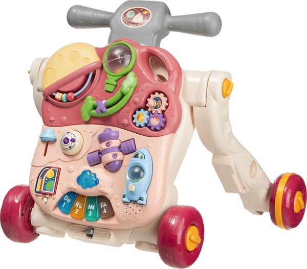 Ходунки-каталка Labalu Multifun 3 в 1 (розовый)