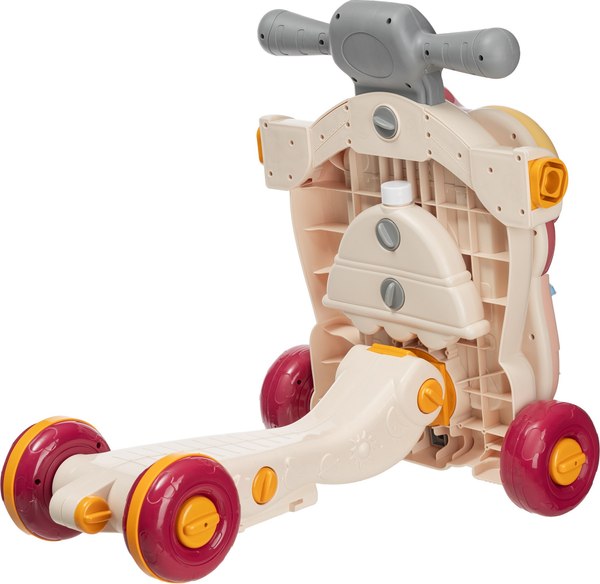 Ходунки-каталка Labalu Multifun 3 в 1 (розовый)