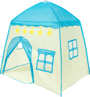 Детская игровая палатка NINO Чудесный домик (голубой) - 