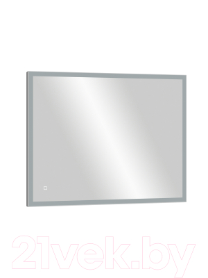 Зеркало Континент Solid Silver Led 90x70 (реверсивное крепление)