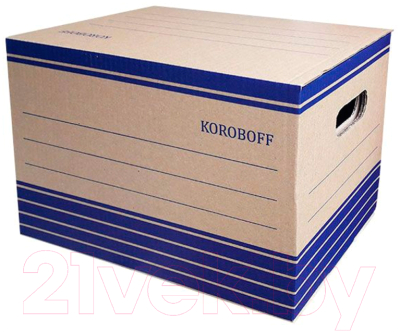 Коробка архивная Koroboff 324x245x235 / 6257 (коричневый)