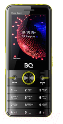 Мобильный телефон BQ Disco Boom BQ-2842 (черный/желтый)