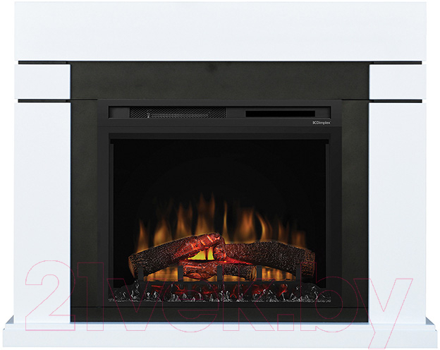 Каминокомплект Смолком Lindos MB/JUP/SYM26 + XHD28L-INT (бьянко белый)
