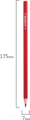 Набор цветных карандашей Юнландия Домики / 181838 (24цв)