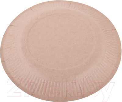 Изображение товара Набор одноразовых тарелок Laima Eco Craft / 608087 (100шт)