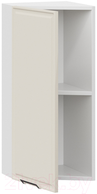 Шкаф навесной для кухни ТриЯ Белладжио 1В3Т (белый/софт панакота)