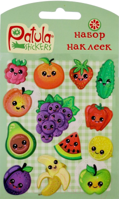 Изображение товара Набор наклеек Patula Фрукты / MP081