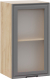Шкаф навесной для кухни ТриЯ Белладжио 1В4С (дуб крафт золотой/софт графит) - 