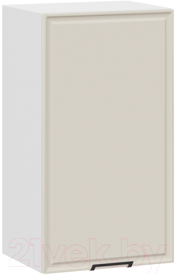 Шкаф навесной для кухни ТриЯ Белладжио 1В4 (белый/софт панакота)