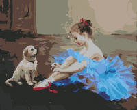Картина по номерам Hobruk Маленькая балерина K00101 - 