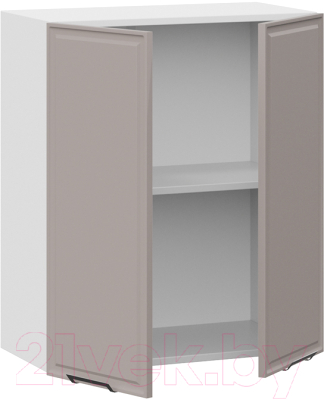 Шкаф навесной для кухни ТриЯ Белладжио 1В6 (белый/софт капучино)